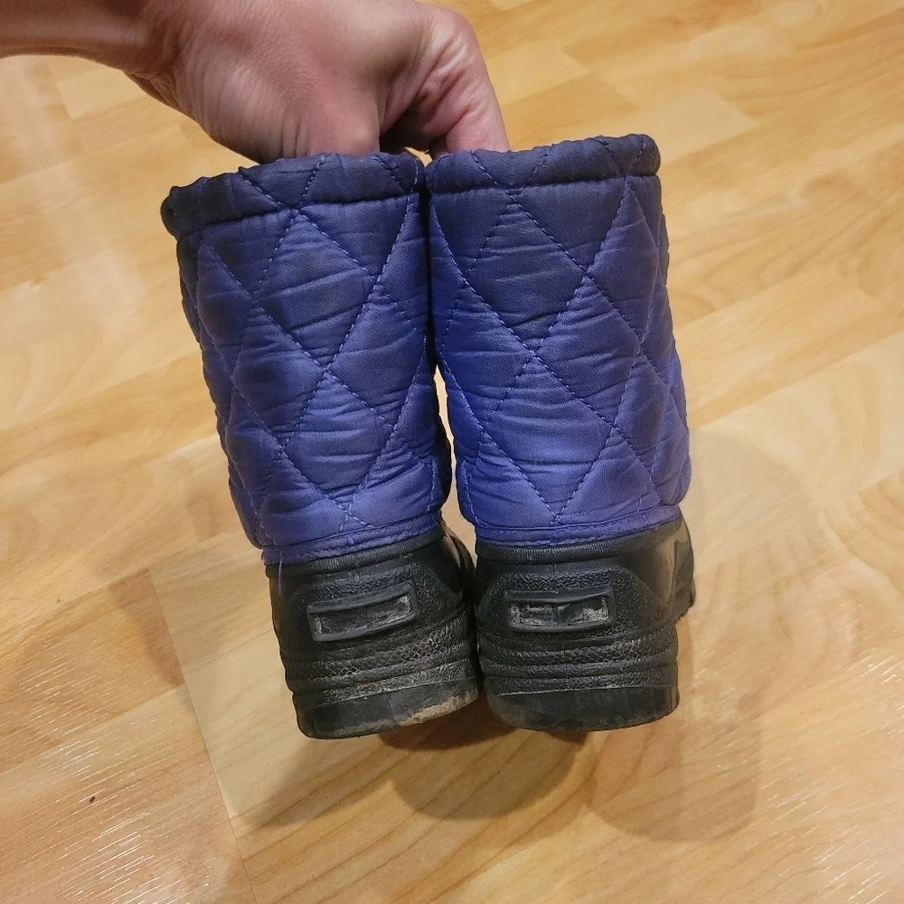 Crater Ridge Toddler Girl Winter Snow Boots Purple Size 6